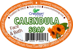 Calendula Soap Two 4 oz Bar Pack by Creation Farm