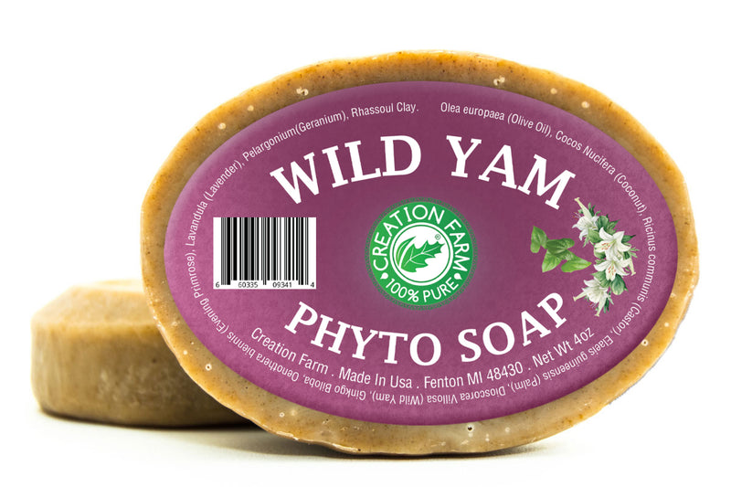 Wild Yam & Ginkgo Phyto Soap - Two 4 oz Bar Pack by SkinCare Guardian.