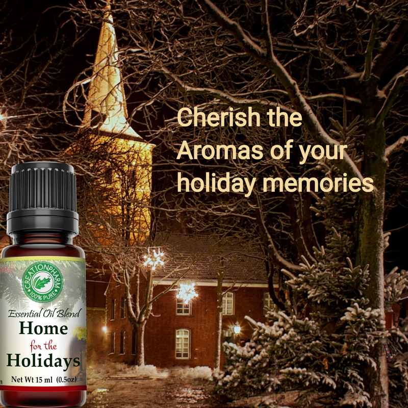 Home for the Holidays Aroma Oil Diffuser Blend 15 ml from Creation Pharm.