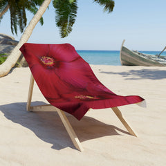 Hibiscus Blossom Beach Towel.