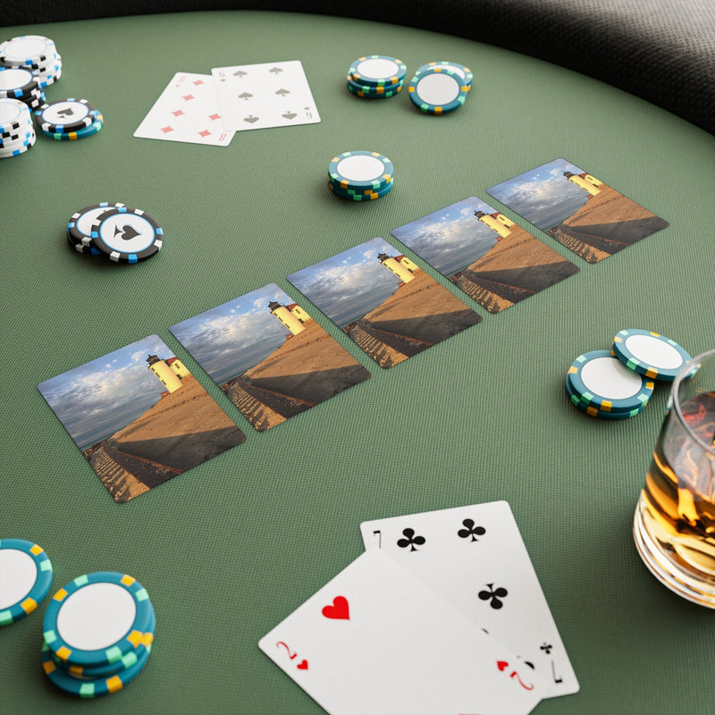 Point Betsie Lighthouse Poker Cards.