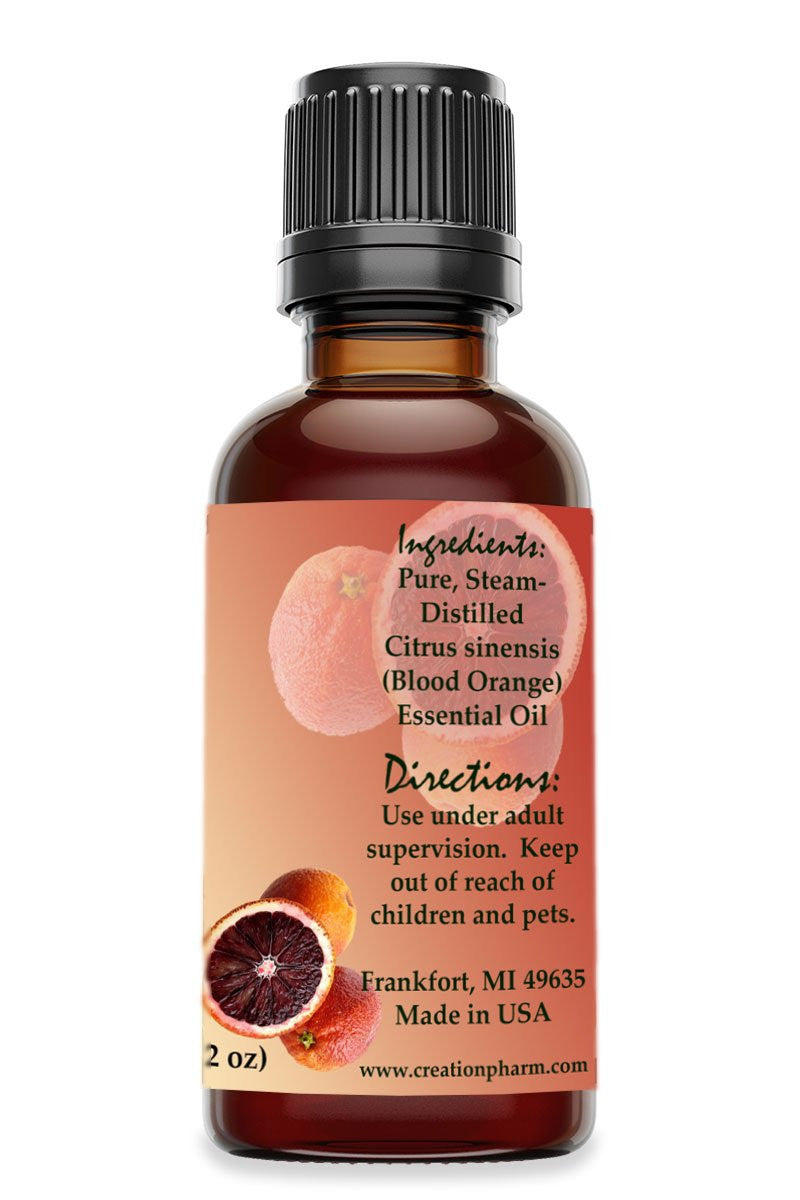 Blood Orange Essential Oil 2 oz  100% Pure Creation Pharm - Creation Pharm