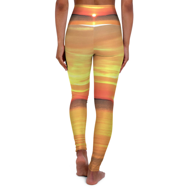 High Waisted Yoga Leggings (AOP).