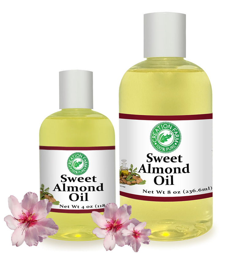 Almond Oil, Sweet  - Almond Carrier Oil 100% Pure from Creation Pharm - Creation Pharm