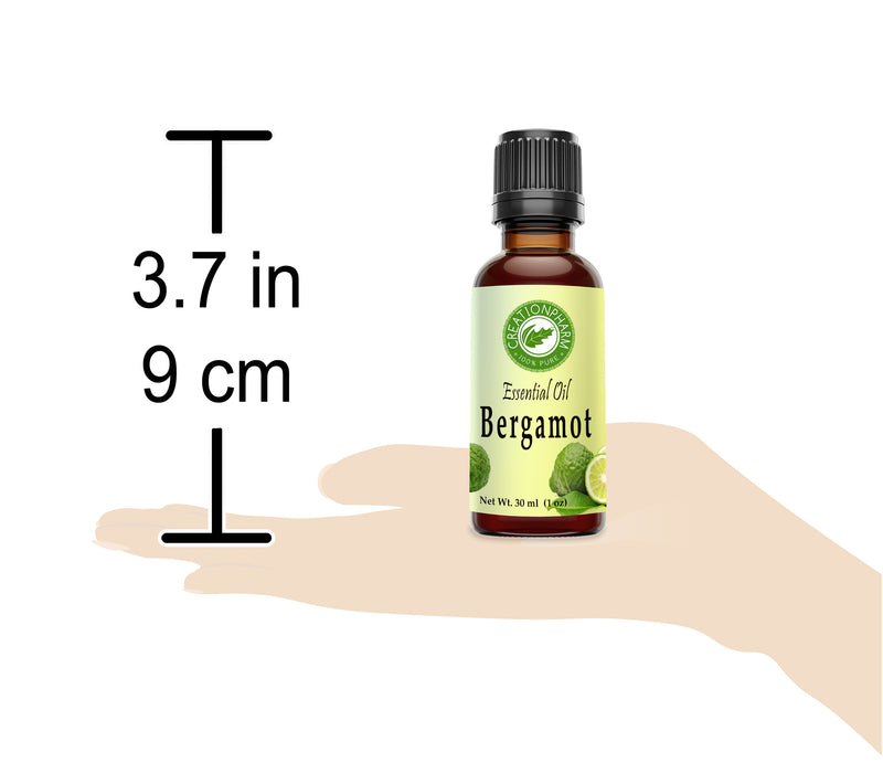 Bergamot Essential Oil -100% Pure- Aceite esencial de bergamota - 30 ml (1oz) Bergamot Oil - Creation Pharm