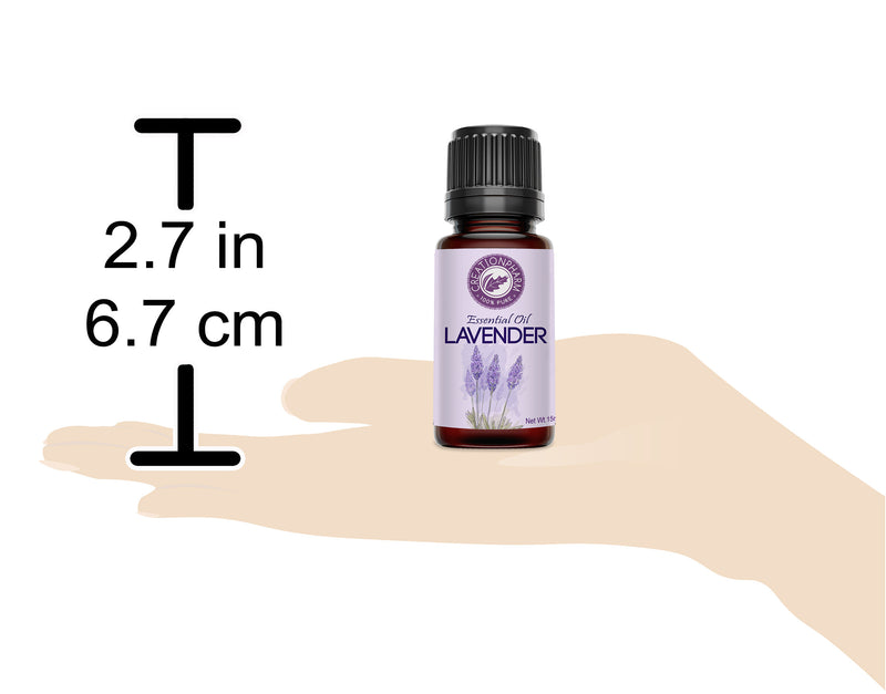 Lavender Oil 100% Pure Premium Lavender Essential Oil - Aceite de lavanda - from Creation Pharm - Creation Pharm