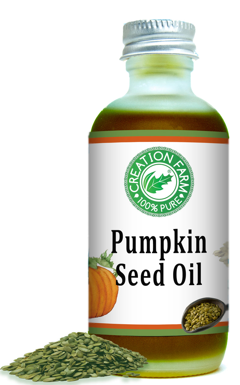 Pumpkin Seed Oil, Extra Virgin, Cold Pressed, 2 oz. by Creation Farm - Creation Pharm