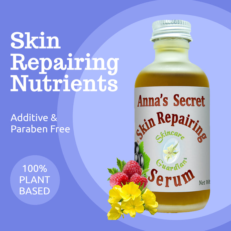 Anna's Secret Skin Repair Serum (Serum reparador de piel) 2 oz  Lipid nutrients for Anti Aging, Sun Damage, adds healthy nutrients for  facial complexion
