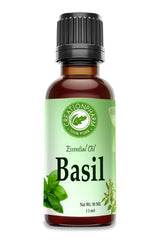 Basil Essential Oil 30ml (1 oz) 100% Pure- Albahaca Aceite Esencial - Creation Pharm