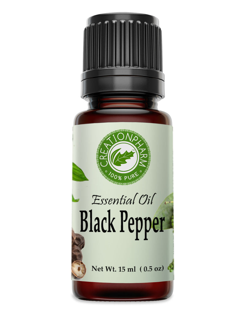 Black Pepper Oil Essential Oil -  Aceite Esencial de Pimienta Negra - Creation Pharm - Creation Pharm