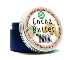 Cocoa Butter Natural Aroma- Facial Moisturizing Skin Softening Cocoa Butter - 4 oz Jar - Creation Pharm
