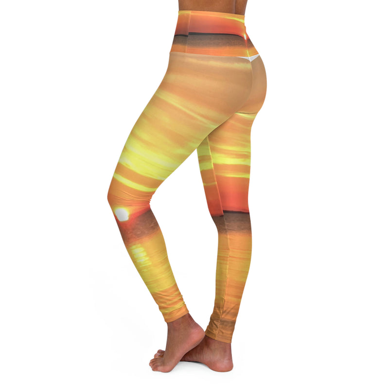 High Waisted Yoga Leggings (AOP).