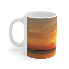 Crystal Lake Sunset Ceramic Mug 11oz.