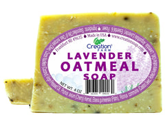 Lavender Oatmeal Soap Two 4 oz Bar Pack by Creation Farm - Creation Pharm