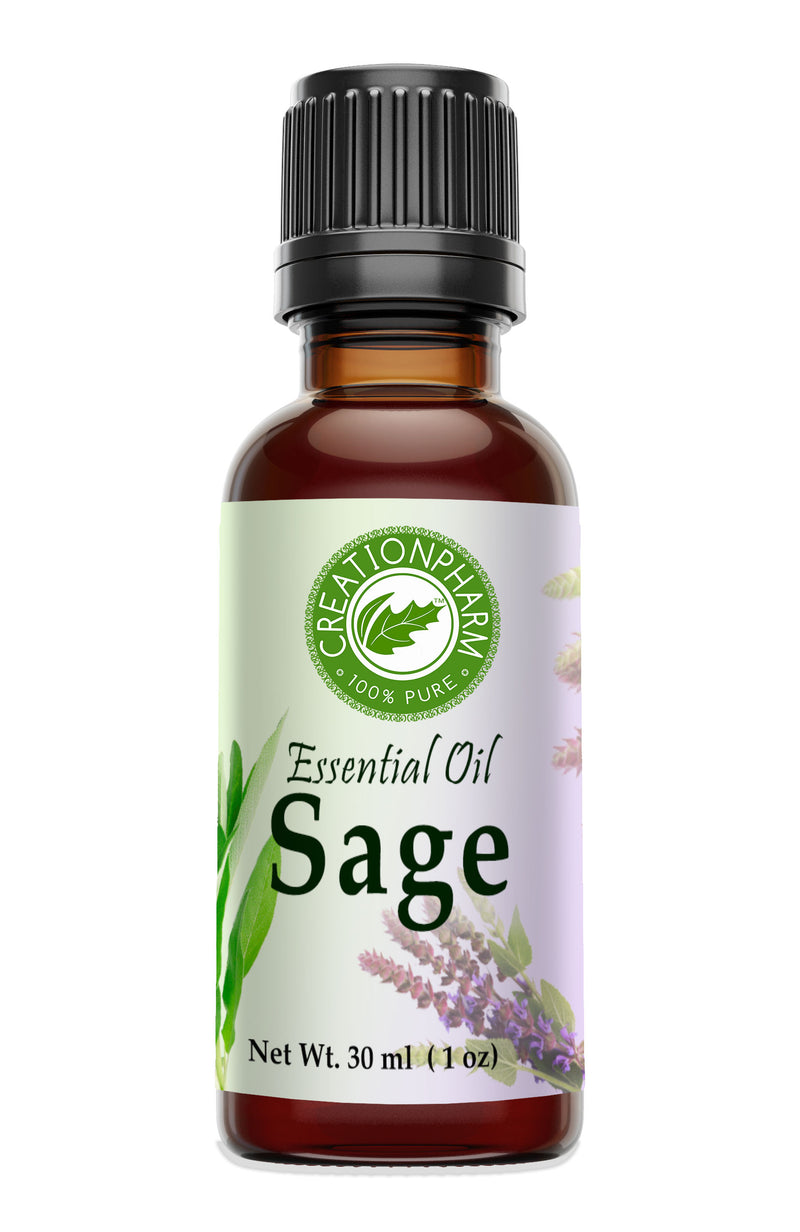 Sage Essential Oil 100% Pure - Creation Pharm